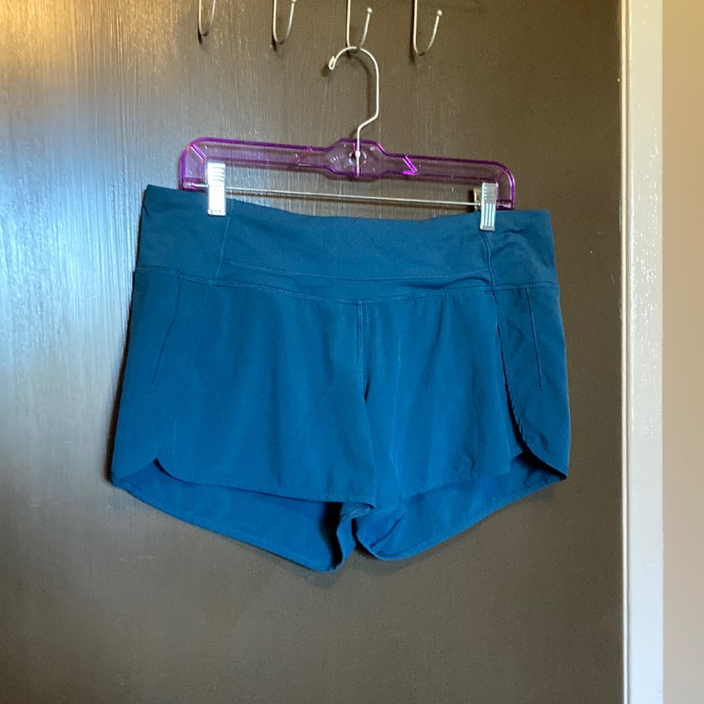 Blue lululemon shorts